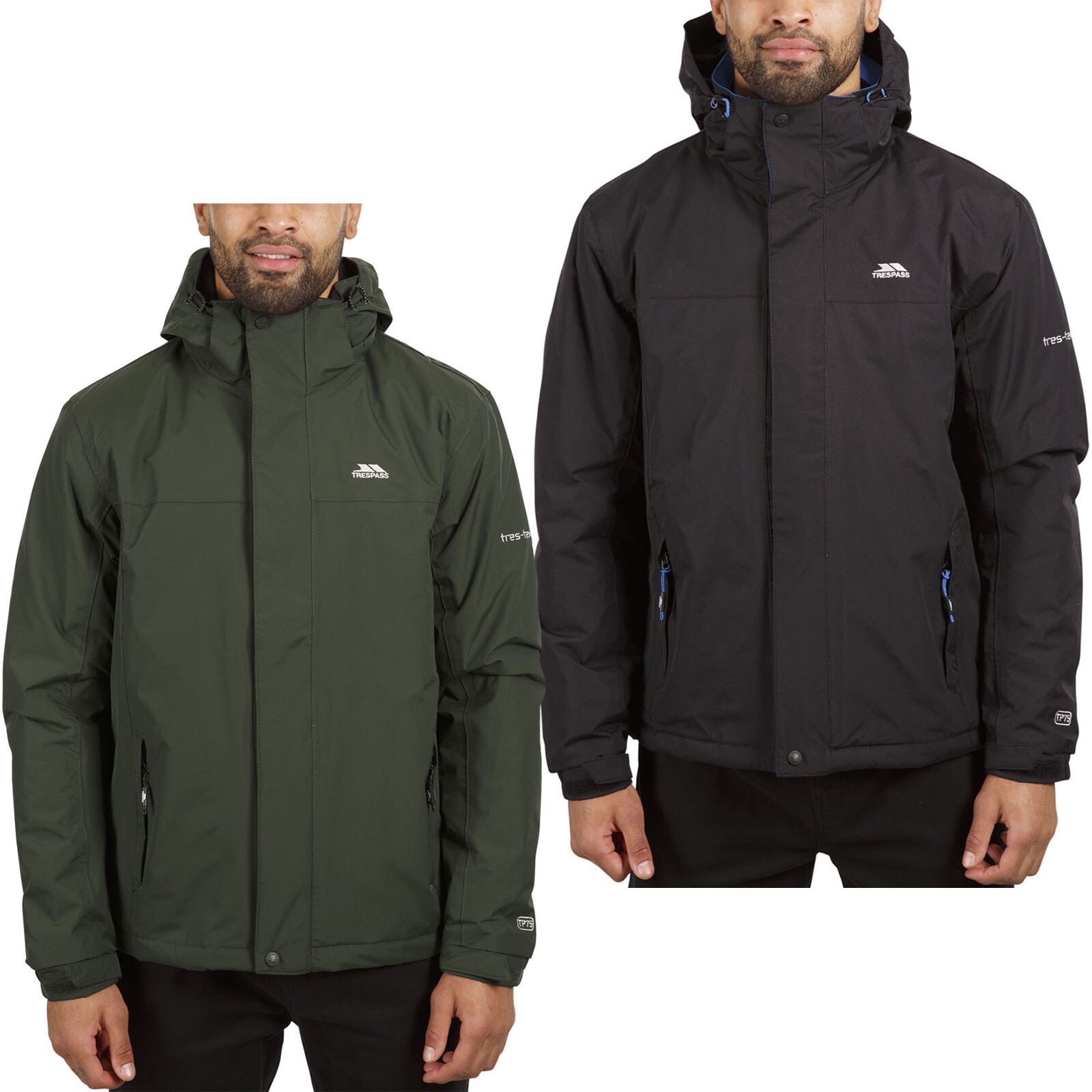 Trespass Mens Donelly Waterproof Hooded Insulated Warm Winter Jacket