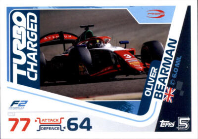 Topps Turbo Attax 2024 Trading Card 247 - Oliver Bearman - F2 Turning Point