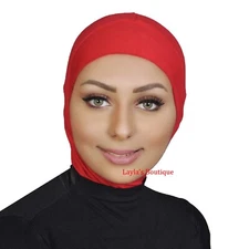 Women Hijab Head Scarf Inner Cap Ninja Hat Islamic Neck Cover Muslim Head Wear