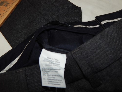 NWOT Crewcuts Ludlow Slim Boys size 6 99% Wool Grey Dress Pants Preppy Classic - Picture 10 of 10