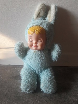 baby doll and rabbit