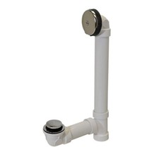 Toe Touch 1-1/2 In. Schedule 40 Pvc 1-Hole Bath Waste And Overflow Tub Drain Kit