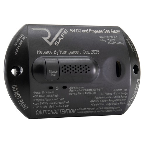 RecPro RV LP Propane Gas Detector with CO Carbon Monoxide Alarm