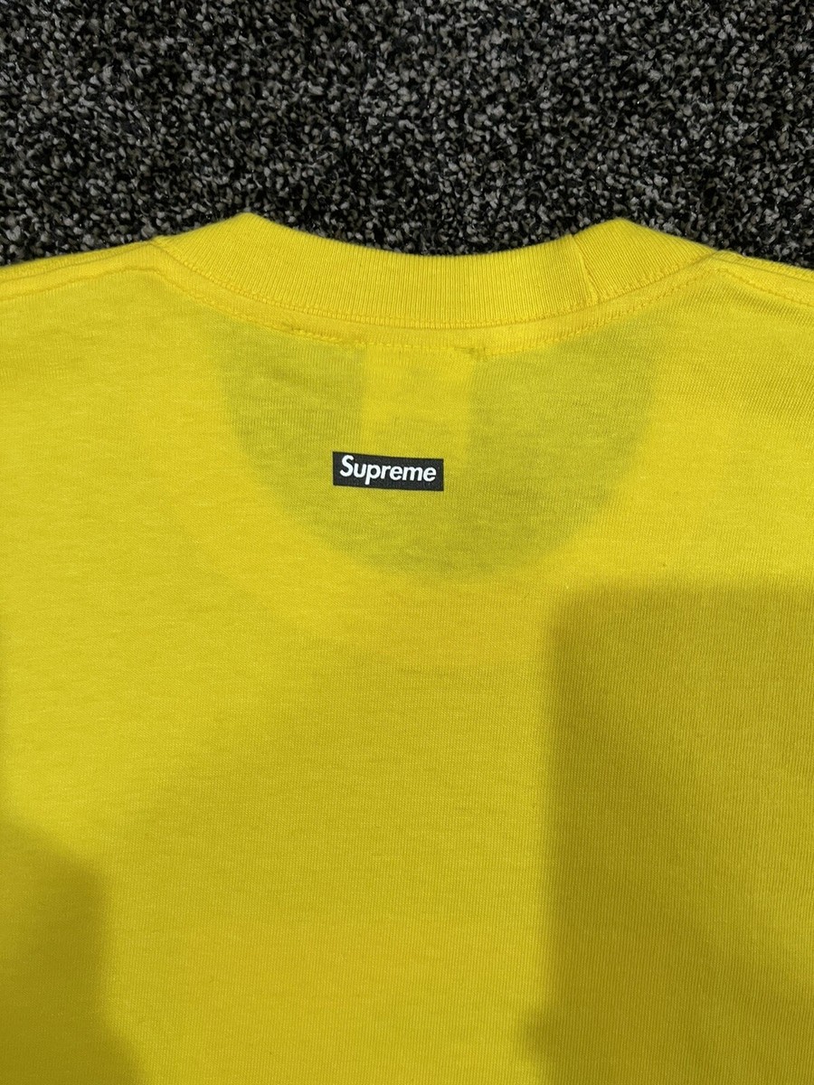 Supreme SS17 Michael Jackson Yellow Short Sleeve Tee size Large | eBay