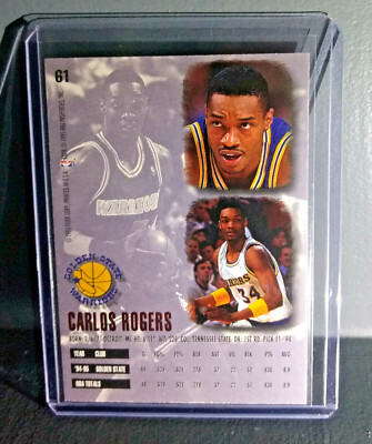 1995-96 Carlos Rogers Fleer Ultra #61 Basketball Card | eBay