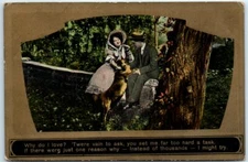 Postcard - Love/Romance Greeting Card - Couple Art Print