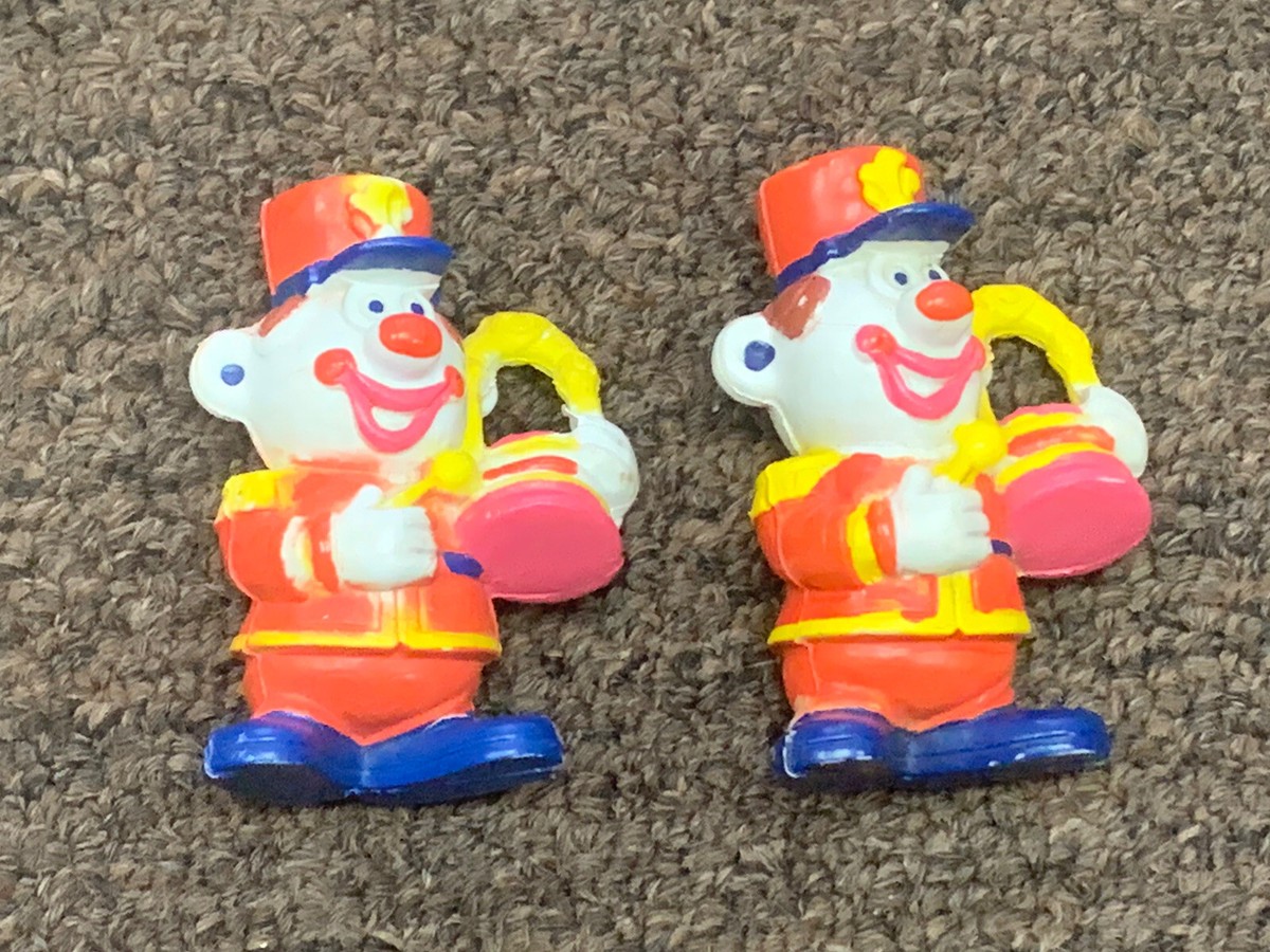 Huge 23 Piece Lot of Vintage Mego Clown Around PVC Clown Figures