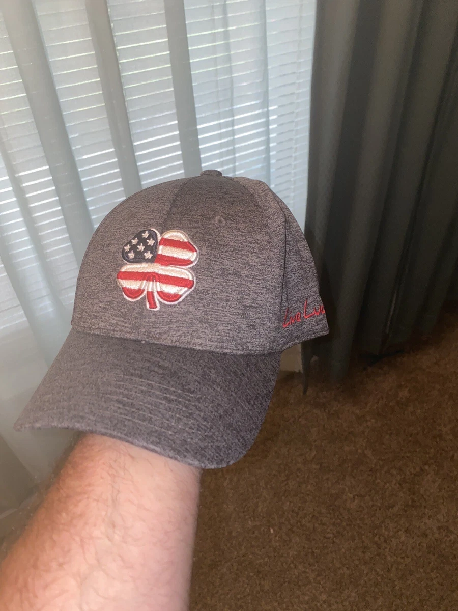 Black clover american flag hat sales