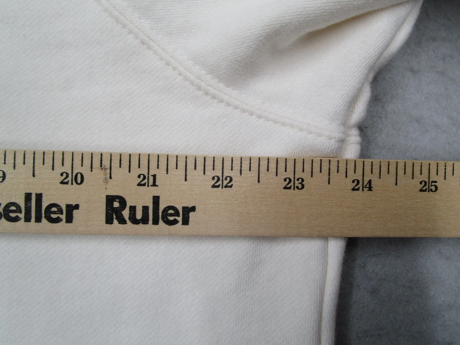 OFF WHITE Felpa con cappuccio Darc Sport Donna Media Off Lupi Bianchi Henley Ricamata