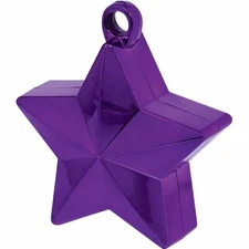 Balloon Star Weight - Purple - Helium/150g - Party/Birthday Decorations