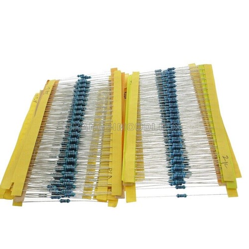 400/600PCS 30 Values 1/4W 1% Metal Film Resistors Resistance Assortment Kit - Picture 9 of 13