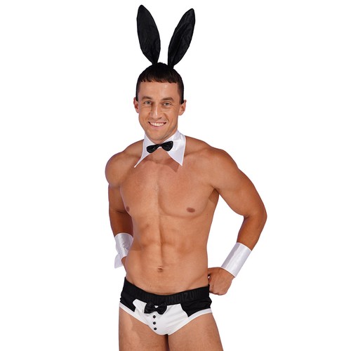 Lencería de esmoquin para hombre ropa interior camarero caballero disfraz conejito juegos con disfraces - Imagen 23 de 43