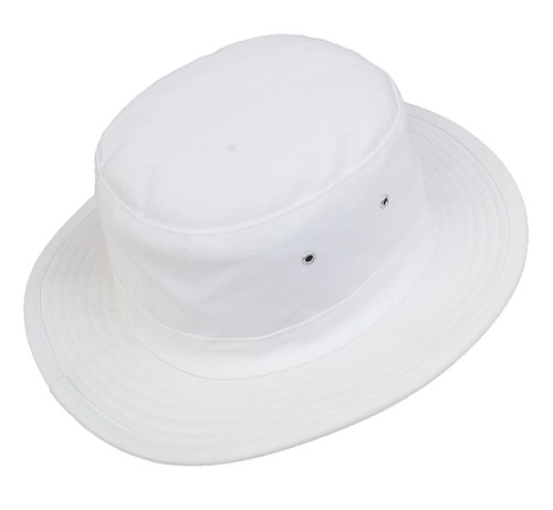 Men's Cricket Umpire Sun Hat Summer Outdoor Sun Protection Cap white US - Picture 2 of 3