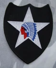 WW2 WWII US ARMY 2ND INFANTRY DIVISION SOLDIER SHOULDER MILITARY PATCH