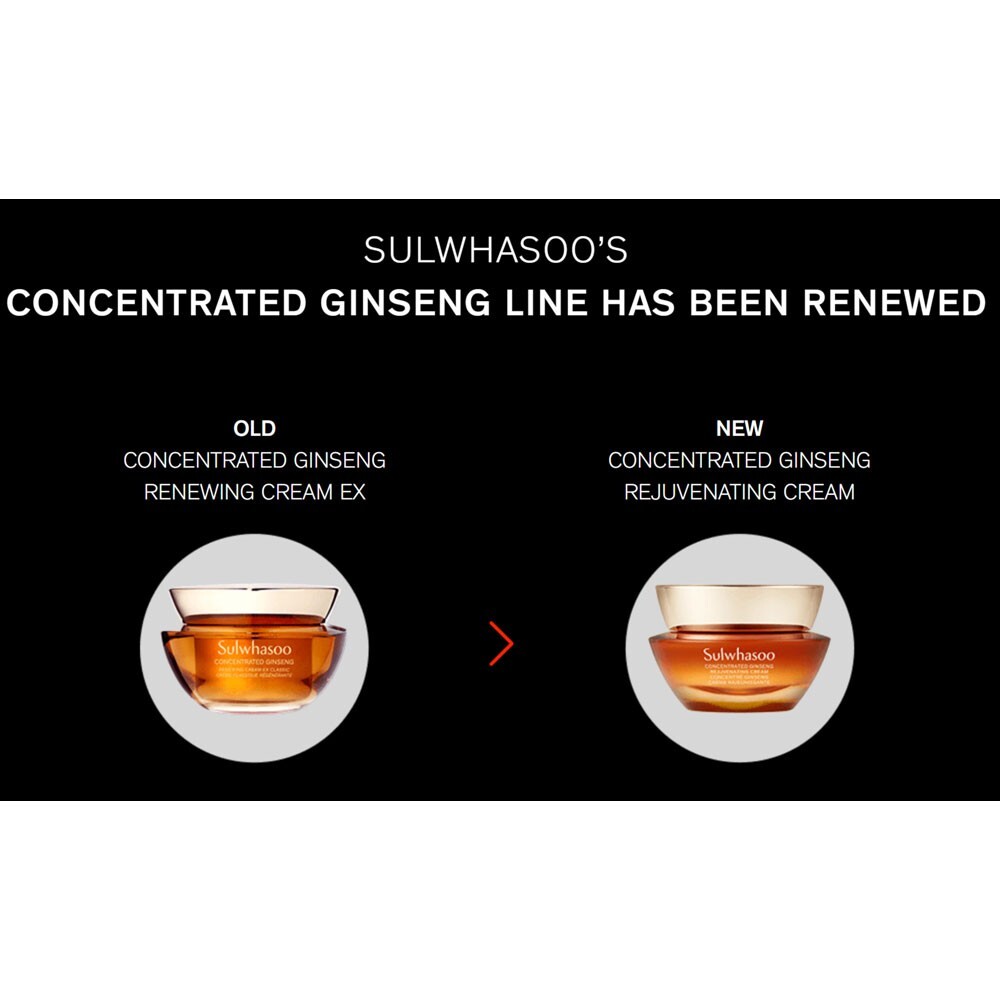 Sulwhasoo Concentrated Ginseng Rejuvenating Cream 5mlx 1ea or 3ea
