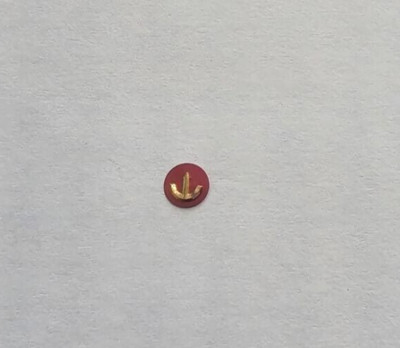 Rado Logo vergoldet für Zifferblatt 4mm Ø Vintage Original