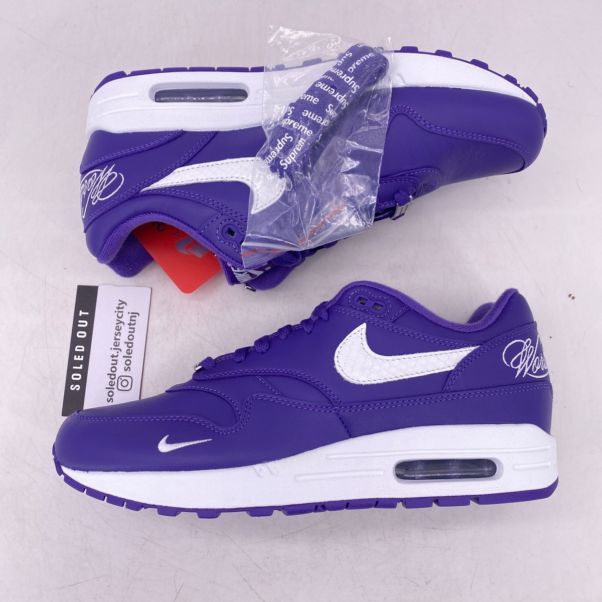 Nike Air Max 1 パープル Supreme Supreme's Nike Air Max 1 Pack Releases March 2025