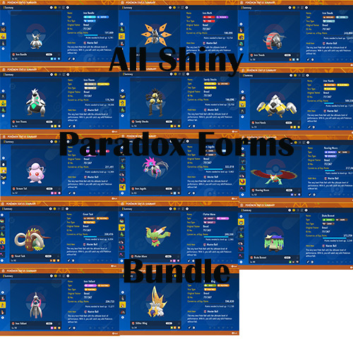 How to get Shiny Paradox forms in Pokemon Scarlet and Violet?