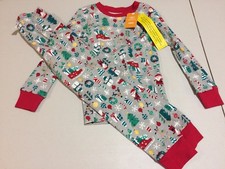NWT Gymboree Christmas Boys Girls Gymmies Santa Snowman Pajama Set Holiday