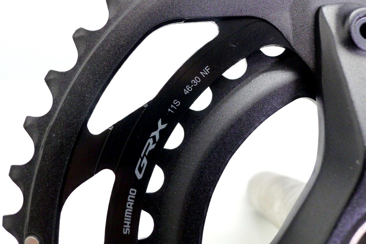 Shimano GRX RX600 2x11 Speed Crankset 165mm 170mm 172.5mm 46