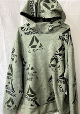 Brand New with Tags Reebok Men's Unwind AOP Hoodie  Sea Spray Green 2XL