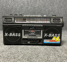 Supersonic Sc-3200 Wood Retro 4-band Am/fm/sw Radio & Cassette Player Boom Box