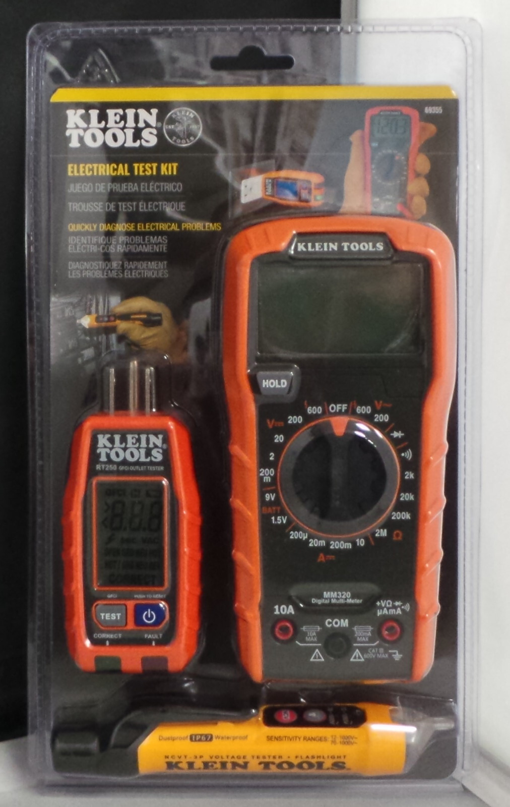 Klein Tools 69355 Digital Multimeter Premium Electrical Test Kit BRAND