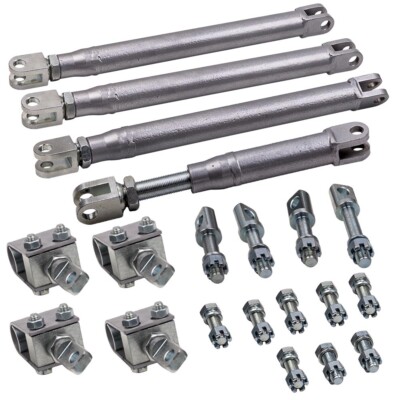 New Sidecar Installation Kit For Honda Yamaha 4 U-Clamp frame mount