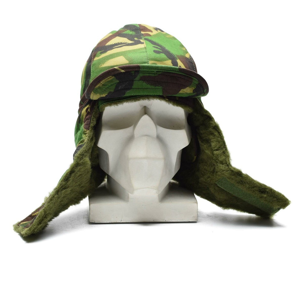 Original British army forces winter hat folding ears DPM