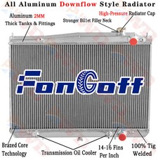 3 Row Aluminum Radiator For 1998-2004 Nissan Frontier2000-2004 Xterra 2.4l 3.3l