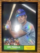 2024 Topps Archives - 1961 Topps Lou Piniella #78 Black Foilboard
