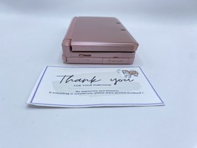 Nintendo 3DS Misty Pink Game Console Stylus Excellent w/Charger BOX