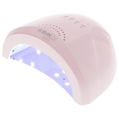 Lampara SUNUV UV Para Unas De Gel Con Sensor Automatico Profesional Rosa