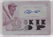 2018 Triple Threads White Whale Printing Plate Magenta 1/1 Gary Sanchez Auto x0y
