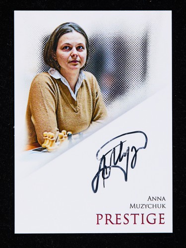 Anna Muzychuk 2025 Futera Platinum Prestige Auto 02/02 #PPRA04