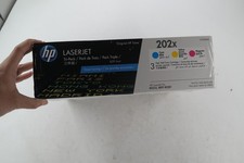 HP 202X CF500XM LaserJet High Yield Toner Tri-Pack Cyan Magenta Yellow M254 M281