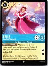 Disney Lorcana Belle - Snowfield Strategist Winterspell Super Rare 158/204 NM