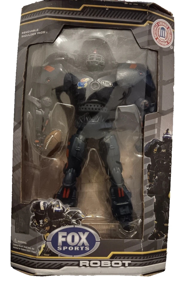 FOX Sports NCAA Robot Figura Kansas Jayhawks Fútbol Regalo En Caja Vacaciones Coleccionar Foto 2 de 4