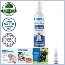 Dog Cat Anti Itch Spray Hydrocortisone Oat Extract 8oz Fast Skin Relief
