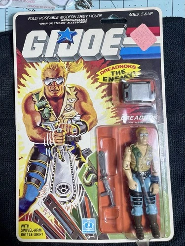 Vintage 1985 Hasbro Gl Joe Dreadnok In Original SEALED Packaging.