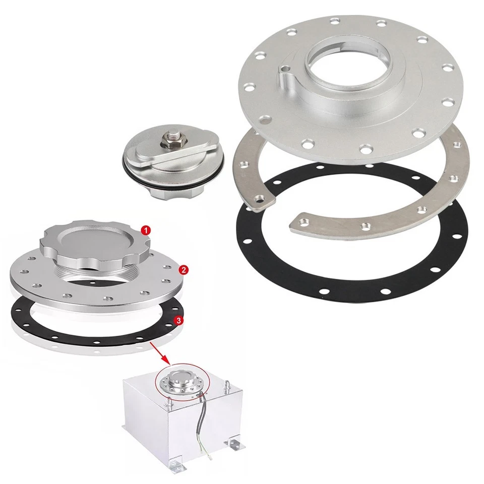 Lightweight Billet Aluminum Fuel Cell Gas Cap for Improved Performance - Image 2 of 4