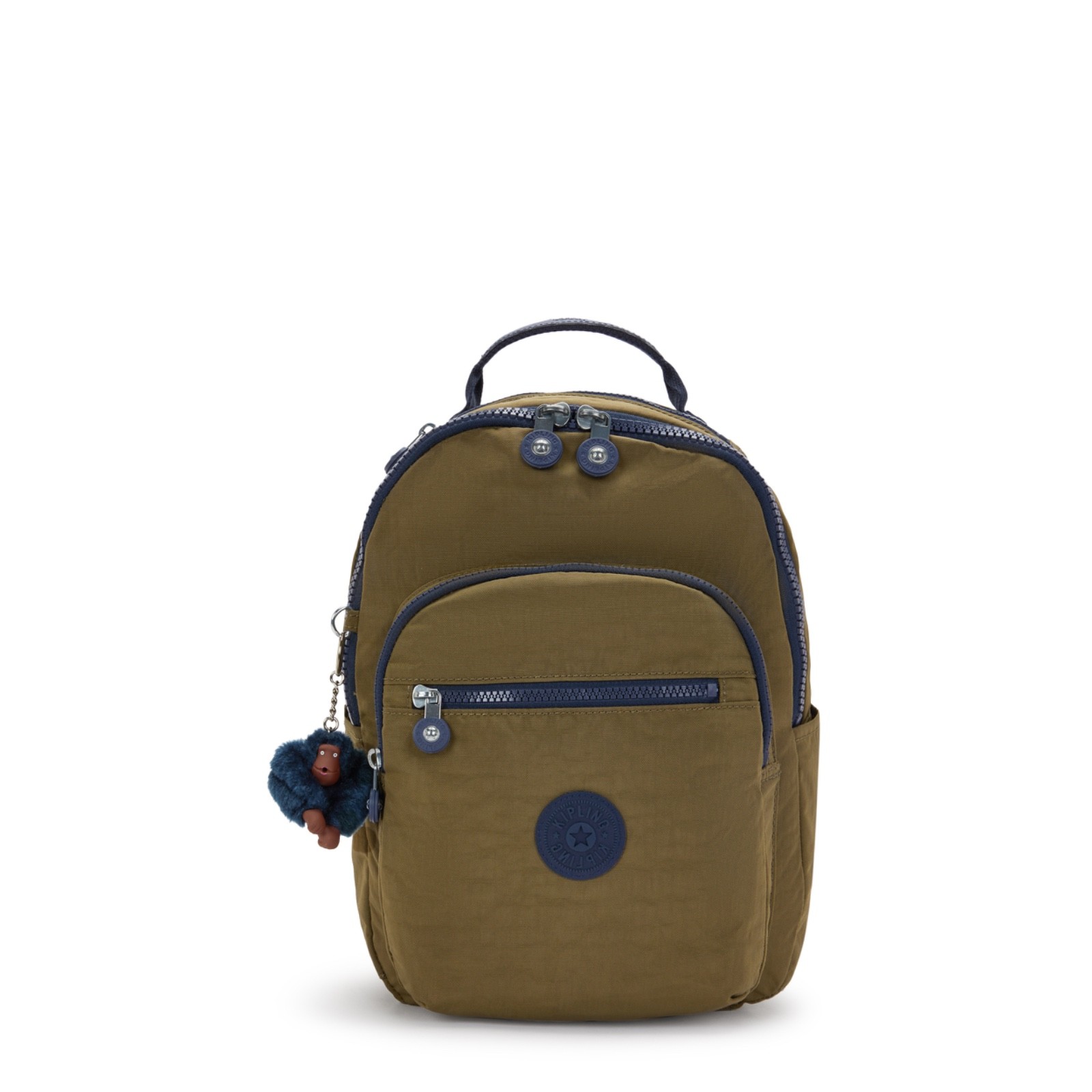 Kipling Small Backpack SEOUL S Tablet Protection TREASURE GREEN  SS2026 RRP £88