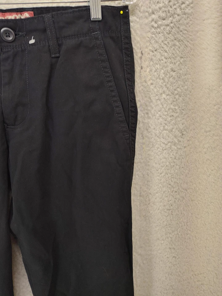 Arizona Jeans Co Hombres Pantalones 29x30 Negro Algodón B Original Recto Elástico Chino Foto 3 de 4