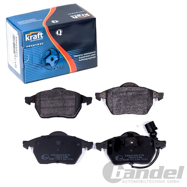 Kraft BREMSBELÄGE-SATZ Vorderachse Passend FüR Audi A3 TT Seat Ibiza Leon-image