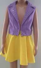 Costume Small Child Purple Weissman 15535 Jazz Tap Rhinestones 2 piece