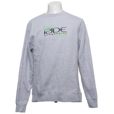 Ride Snowbords, Sweatshirt, Größe: L, Grau, Baumwolle/Polyester, Print #Xl4