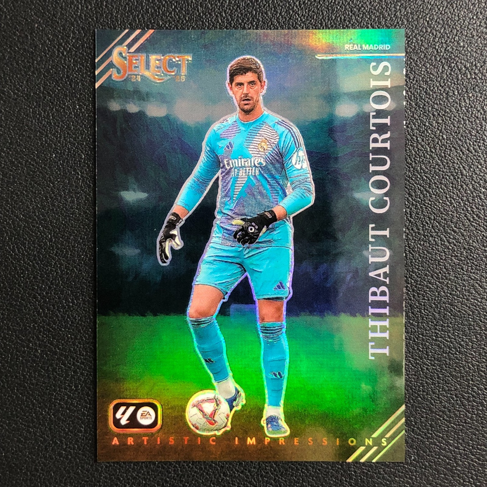 2024-25 Panini Select La Liga Artistic Impressions Thibaut Courtois Case Hit SSP