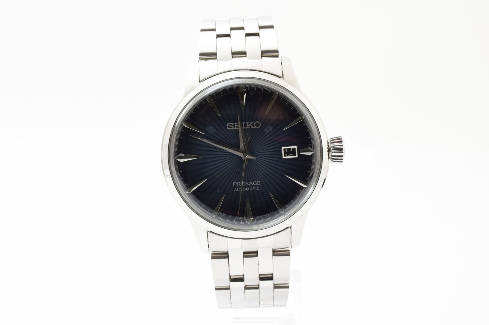 Near Mint w/Box SEIKO Presage 4R35-01T0 SARY123 Blue Automatic Men's Watch Japan image 6