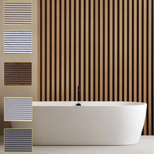 3/4* Wall Panel Wood Slat Decorative Panelling 3D Slatted Acoustic Panel 60CM