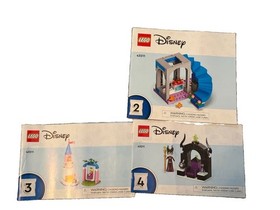 LEGO Disney Princess Illustrated Instruction Manuals 41054 41052 41061 41051